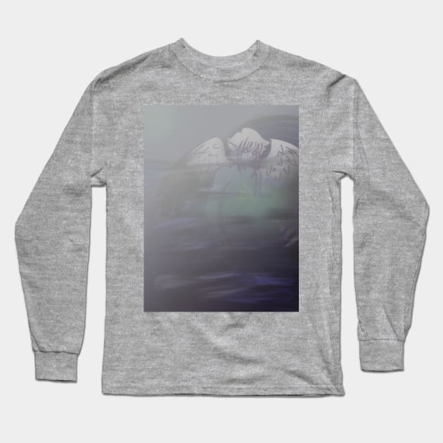 Fallen Angel Long Sleeve T-Shirt by vocaltraitor